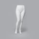 Exposition de mannequins montrant les jambes et les hanches